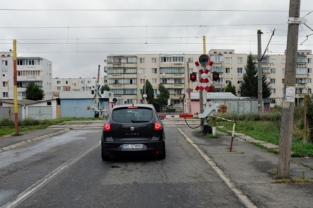 Retaggio del comunismo nell'edilizia rumena: Sighisoara (2019)